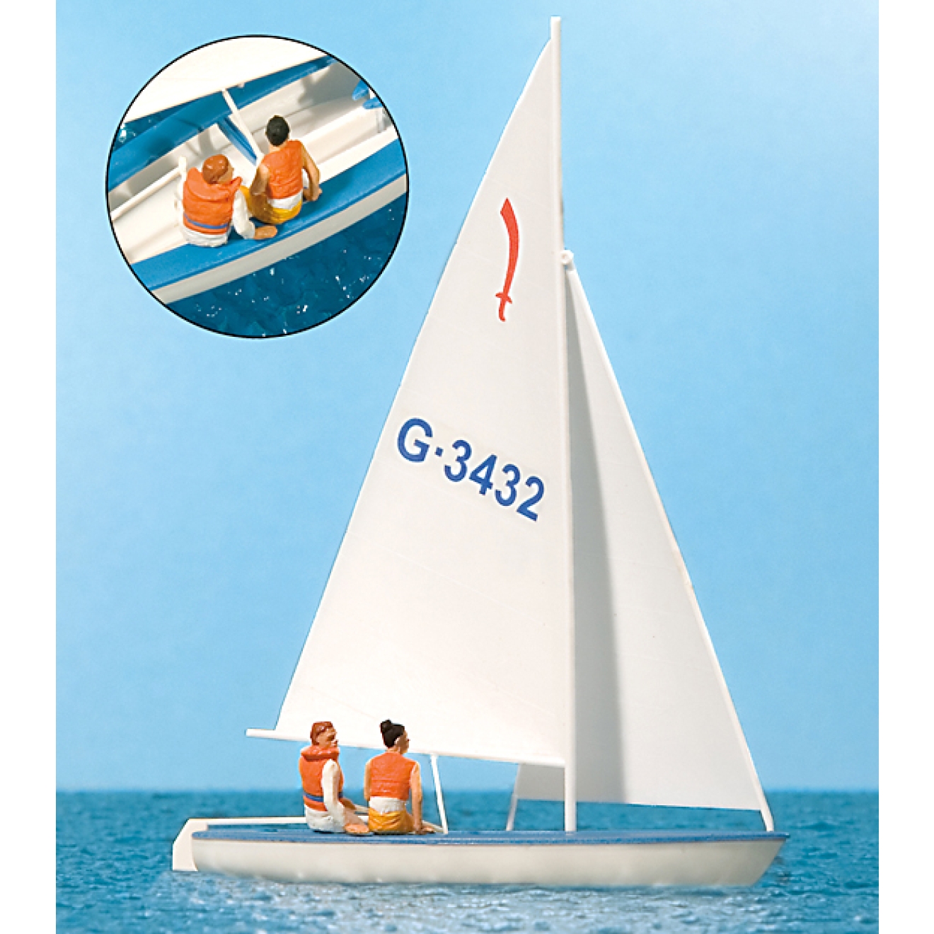 Segler (1). Segelboot "Korsar 