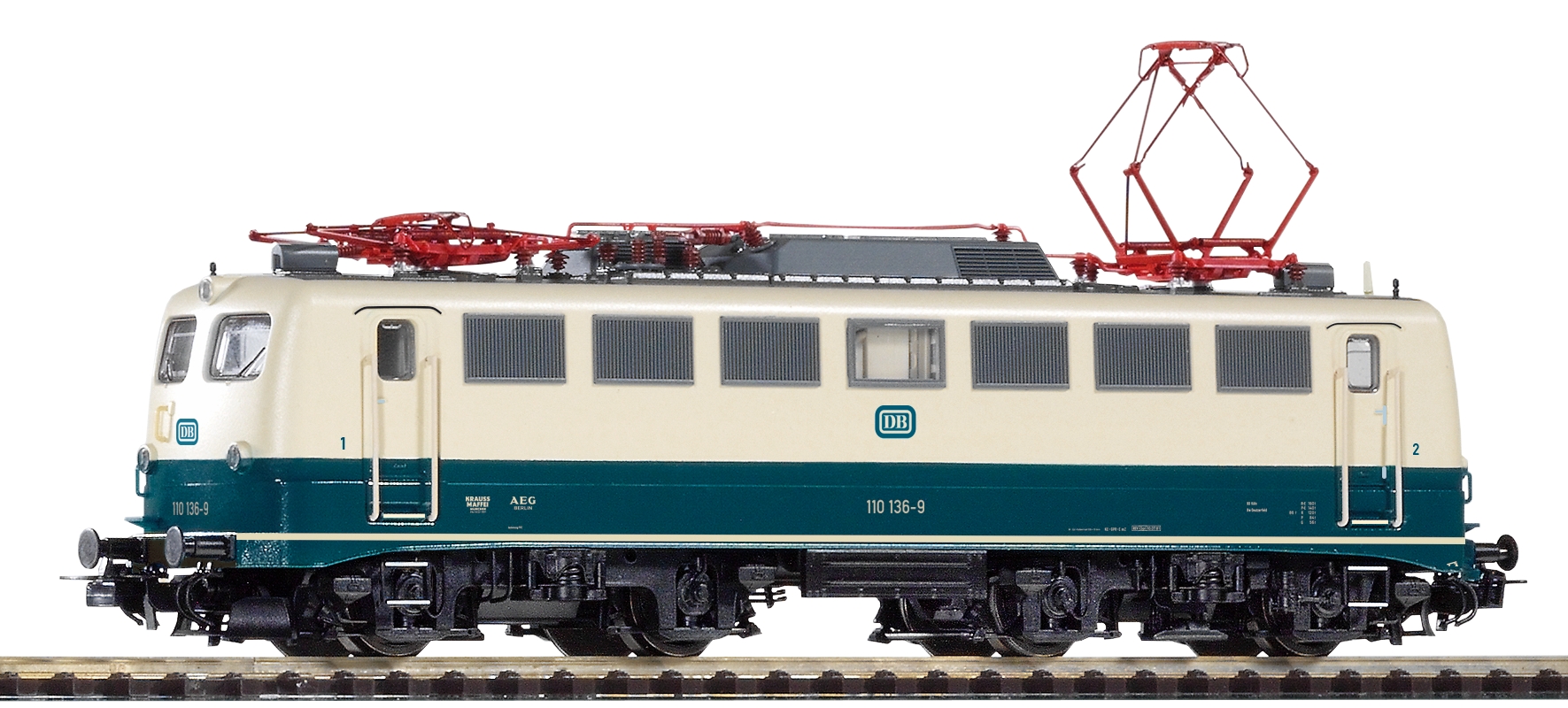 ~E-Lok BR 110 DB IV, blau-bei 