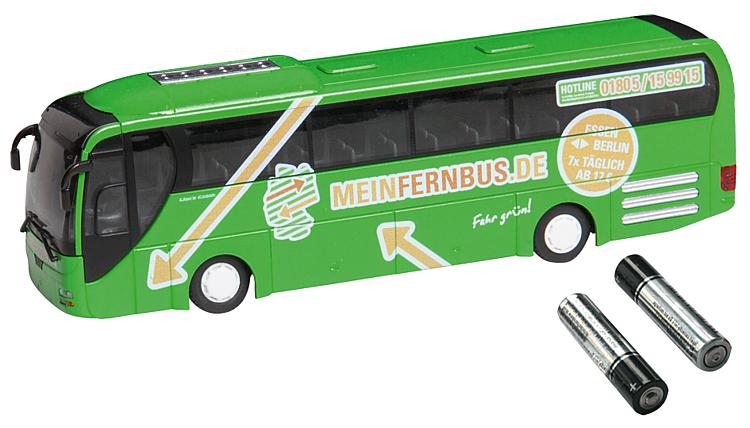 H0 MAN Lions Coach Bus "MeinF ernbus" auf Rietze Basis für das Faller Car System