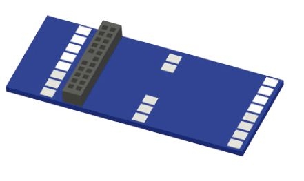 Adapterplatine PluX22 fuer 9 