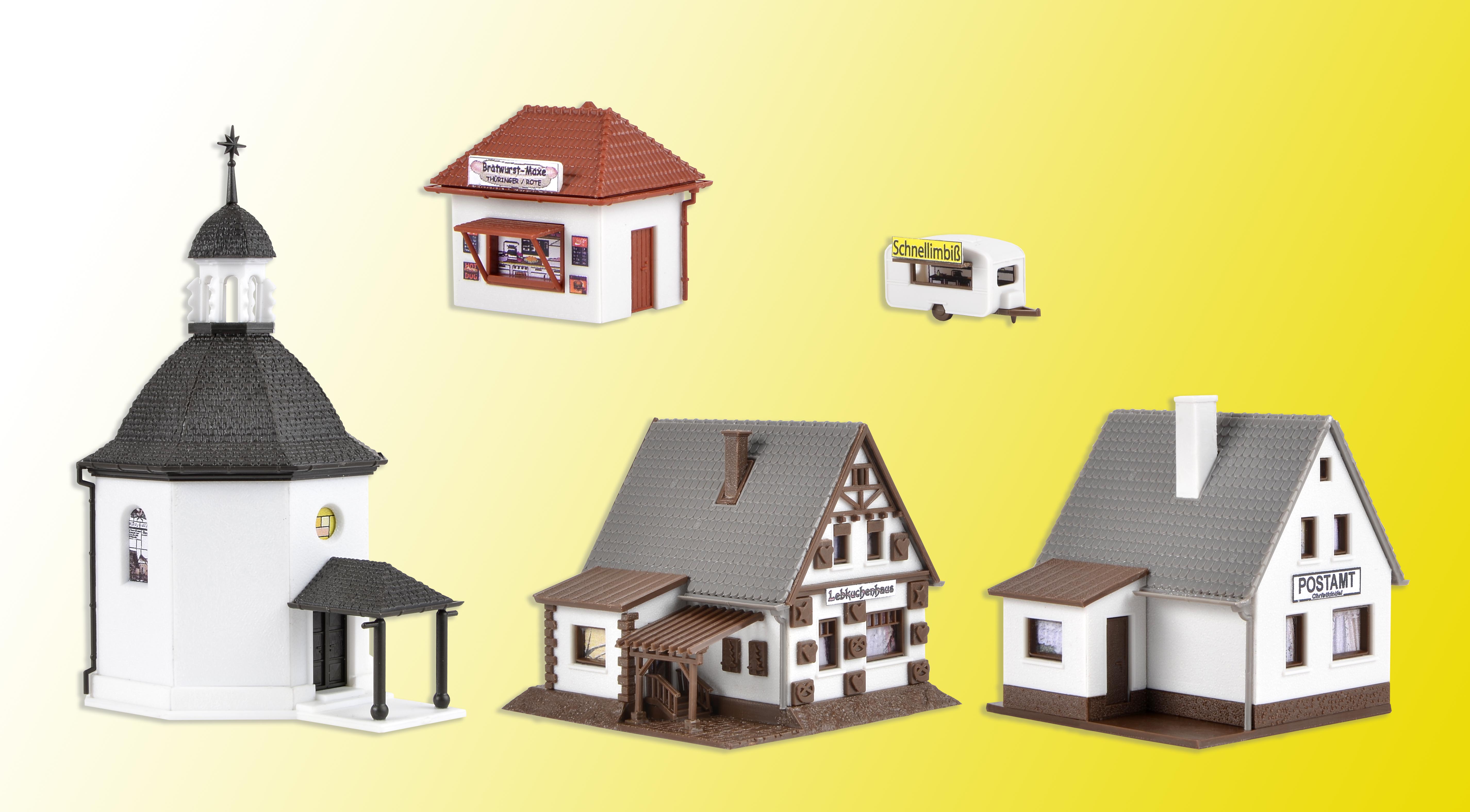 N Weihnachtsdorf mit Beleucht 