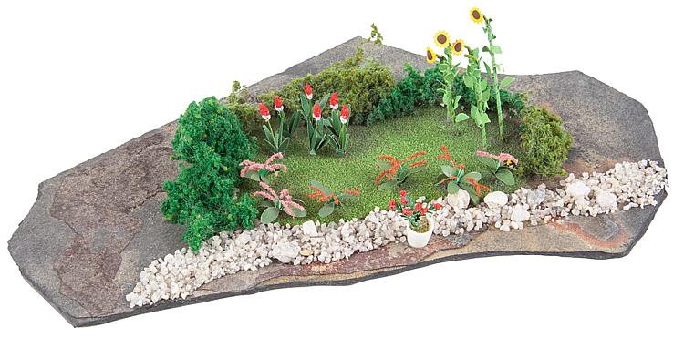 H0 Mini-Diorama Garten *Do-it -yourself*