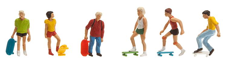 H0 Skateboard Fahrer 