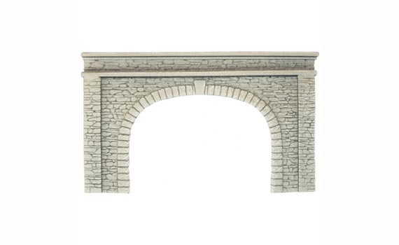 H0 Tunnel-Portal, 2-gleisig 