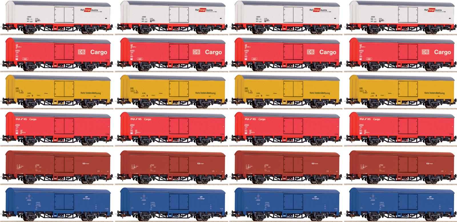 Verschiedene Güterwagen einze ln aus Wagen Aktion  Herbst 2024 ; Stückpreis 15.99€