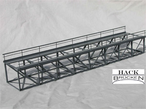 H0 Unterzugbrücke 32cm, eingl eisig