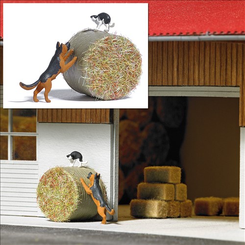 A-Set: Hund jagt Katze H0 