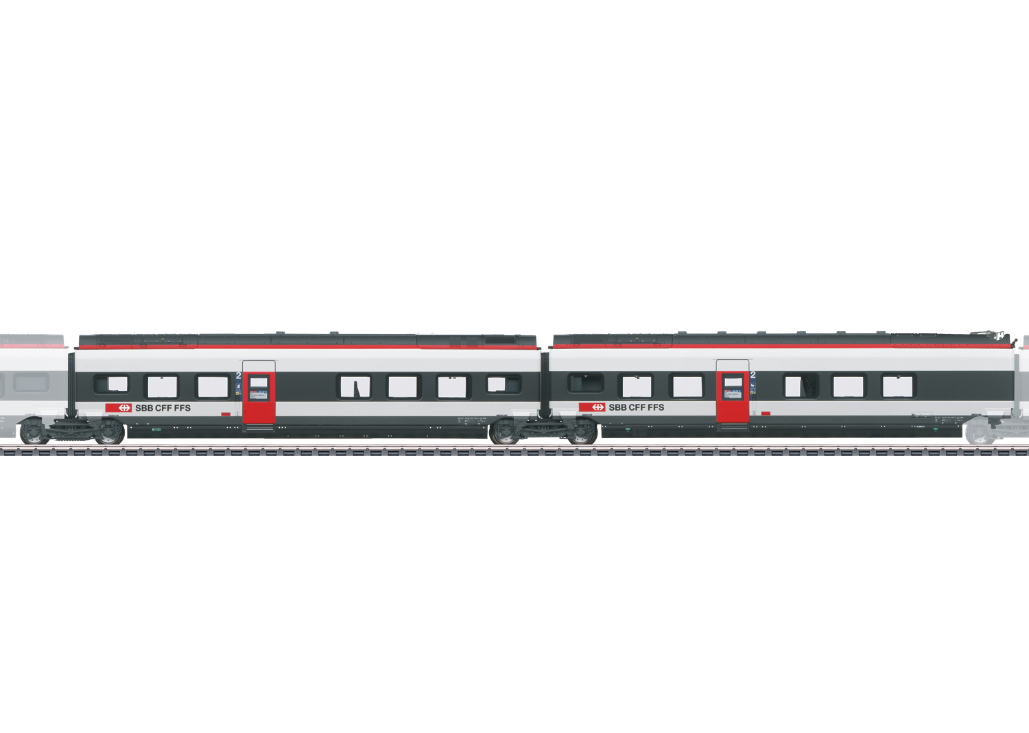 Ergänzungsset 2 zu Giruno SBB Ergänzungswagen-Set 2 zum RABe 501 Giruno