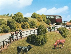 H0 Geländer, 20 Stück, 180 cm 