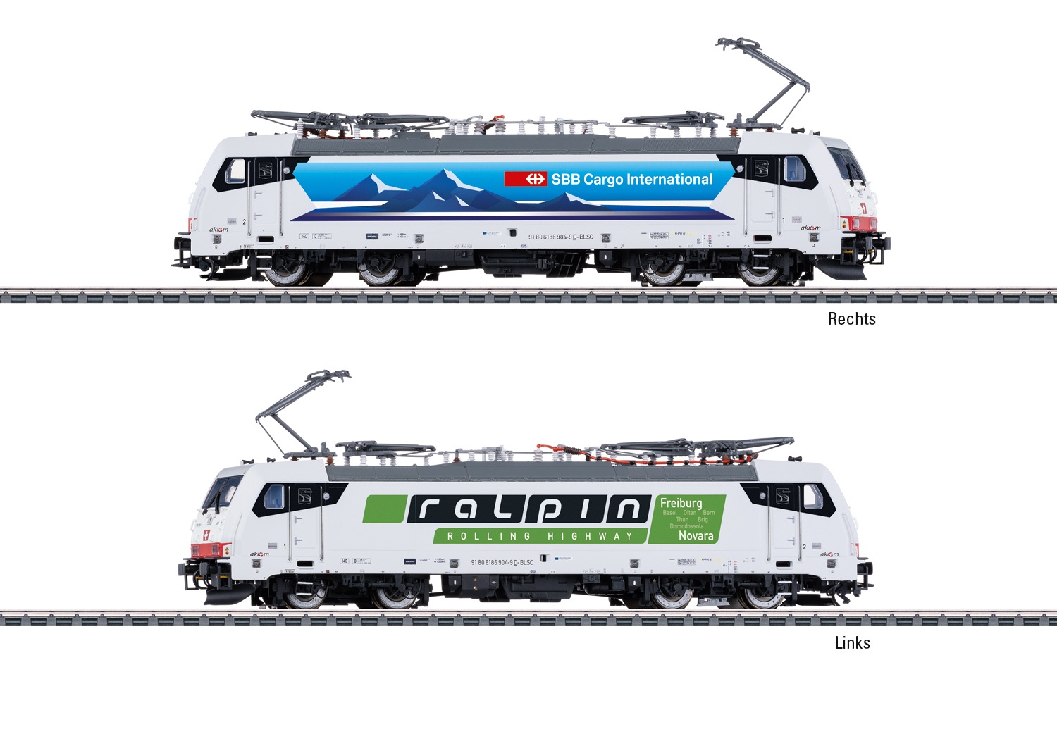 E-Lok BR 186 SBB Elektrolokomotive Baureihe 186