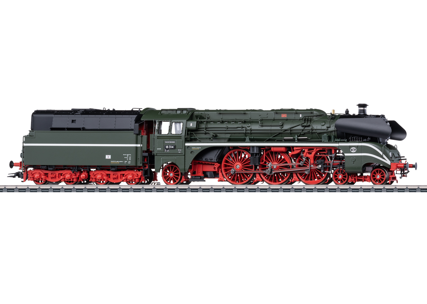 Dampflok 18 314 Öl DDR Dampflokomotive Baureihe 18.3