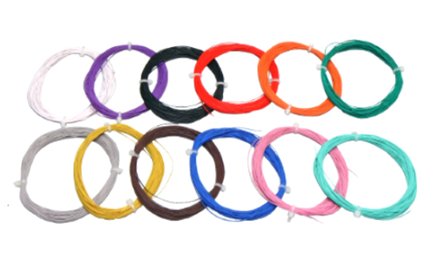 Hochflexibles Kabel violett D urchmesser 0,5mm