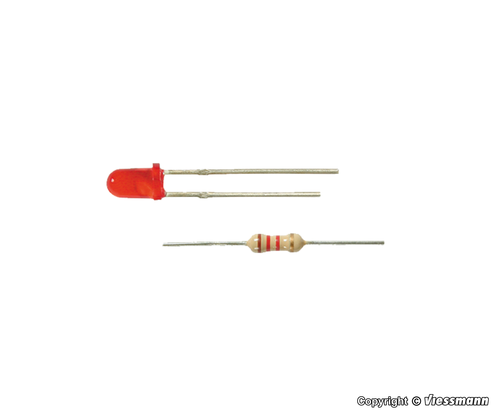 4 St. LED`s rot Durc 