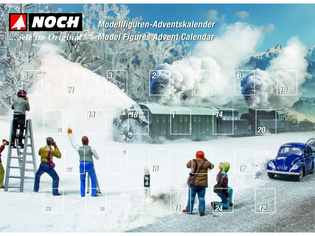 Z 3D Fig.-Adventskalender2025 Z Figuren-Adventskalender, 24 Figuren 3D-Master