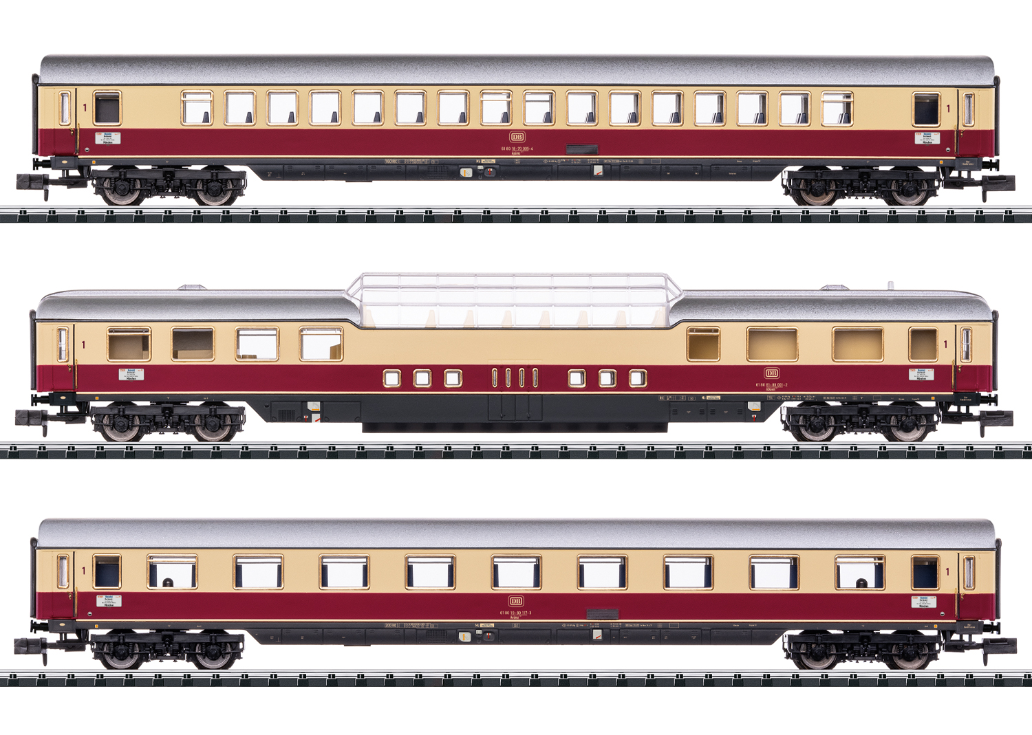 Rheinpfeil-Wagenset DB Wagen-Set TEE Rheinpfeil