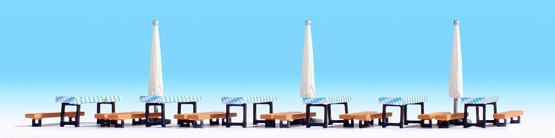 H0 Biergarten-Zubehör 