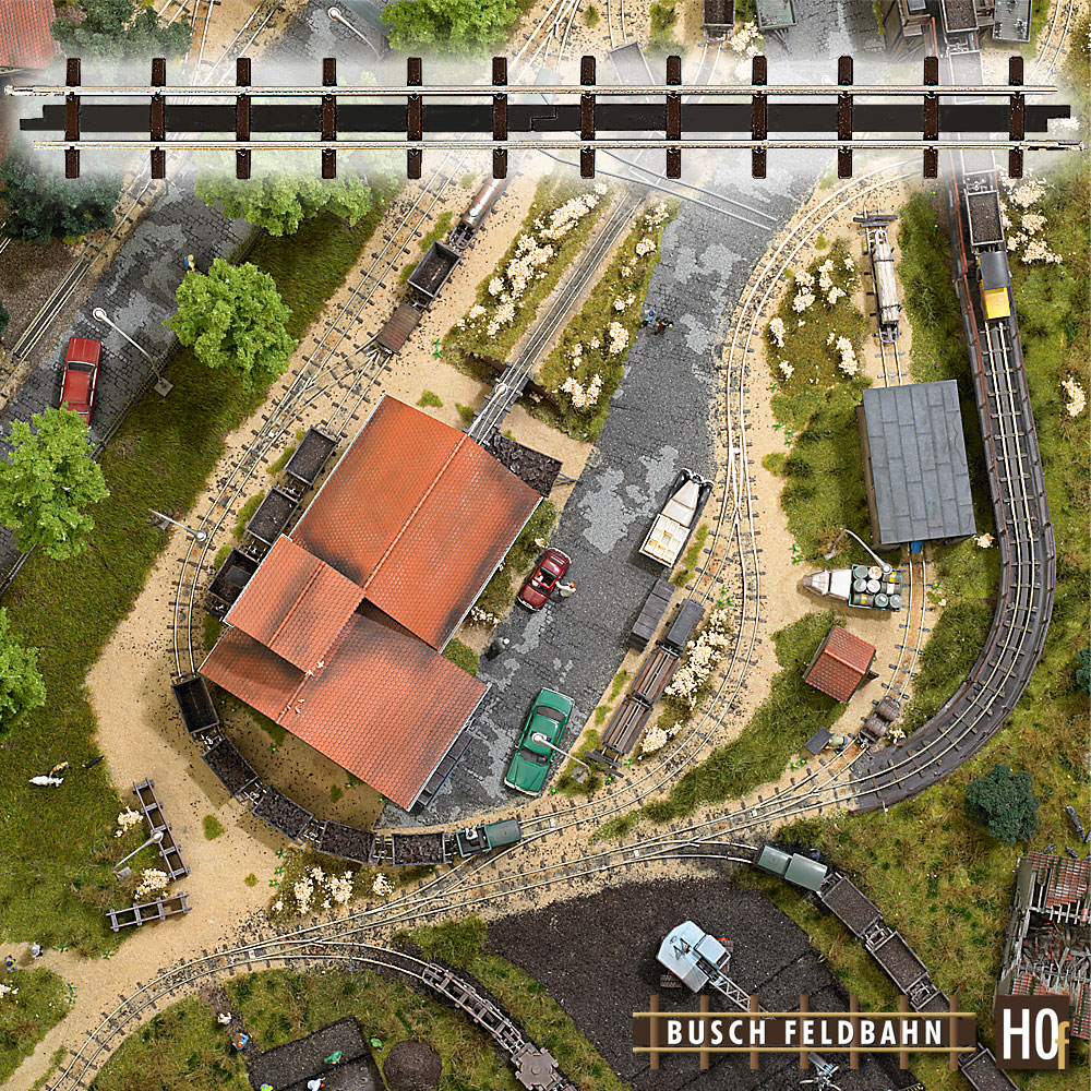 1 Anschlussgleis 133,2 mm  H0 