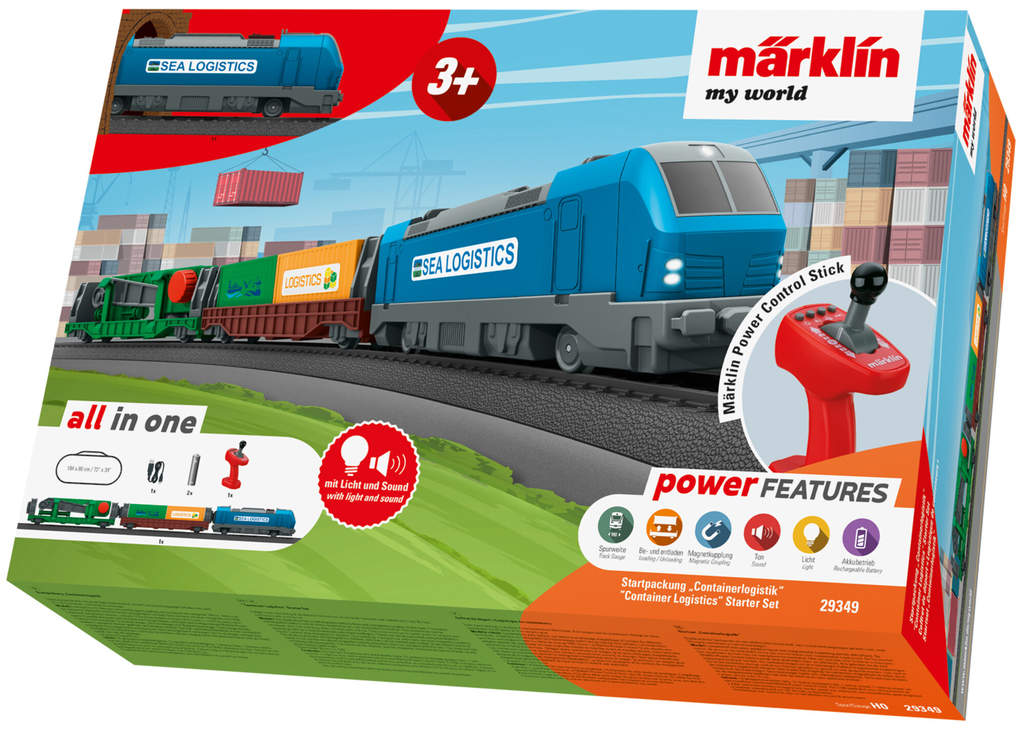 Startpackung Containerlogisti Märklin my world - Startpackung Containerlogistik