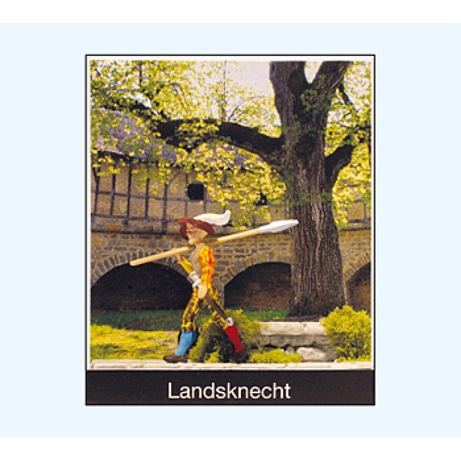 Landsknecht mit Hellebarde 