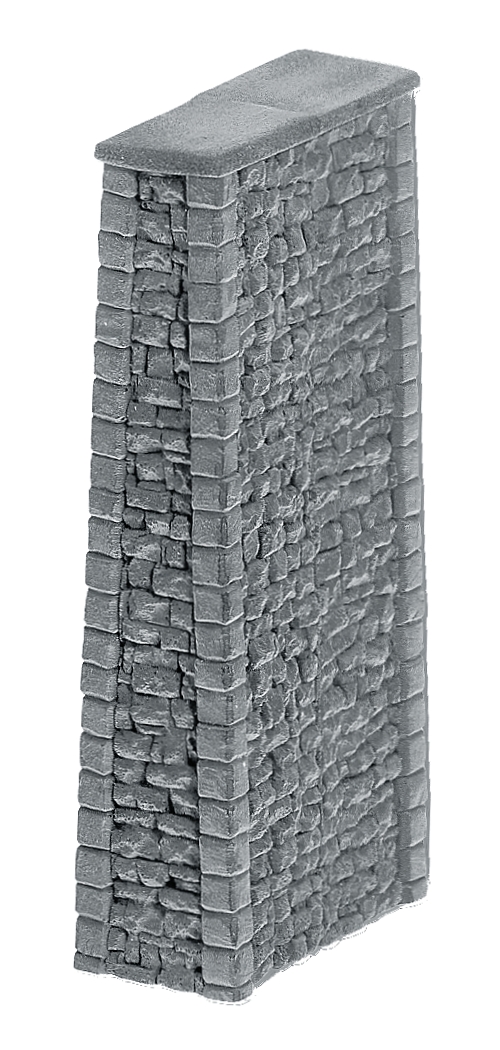 H0 Brückenpf. Bruchsteinviad. einviadukt