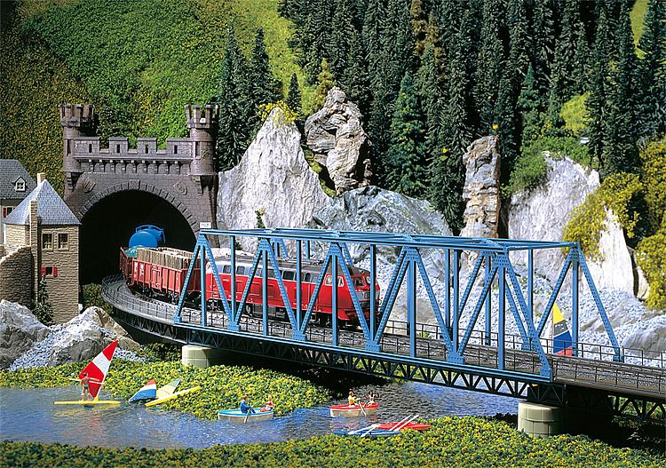 H0 Kastenbrücke für Märklin C -Gleis und alle anderen Gleisarten