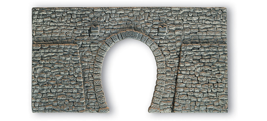 H0 Tunnel-Portal, 1-gleisig uchstein
