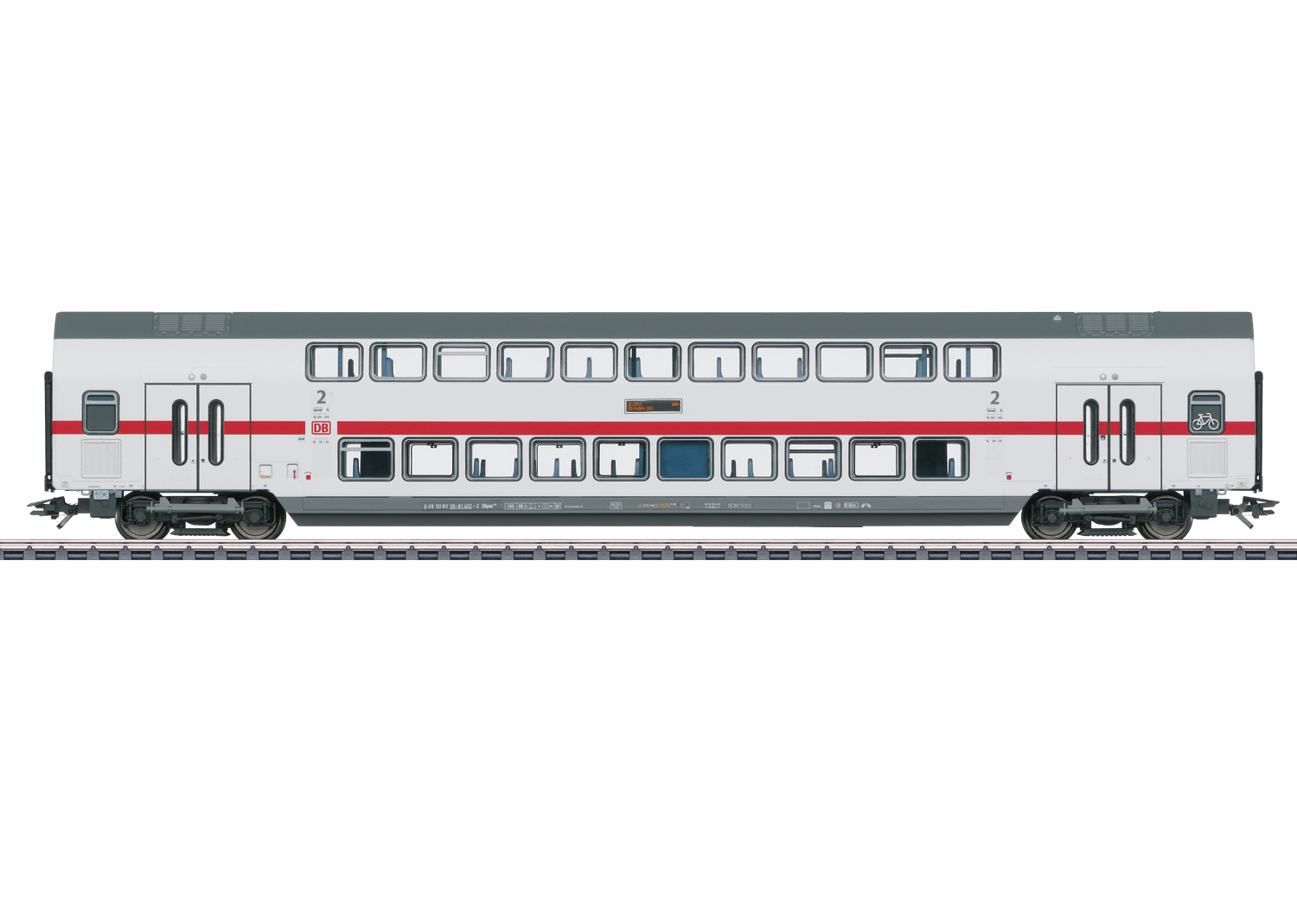 IC 2 Doppelstockwg.2.Kl.DB AG IC2 Doppelstock-Mittelwagen DBpza 682.2, 2. Klasse