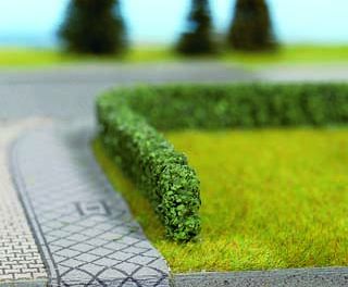 H0/TT/N Hecken, dunkelgrün 