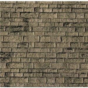 H0 Mauerplatte Haustein natur 