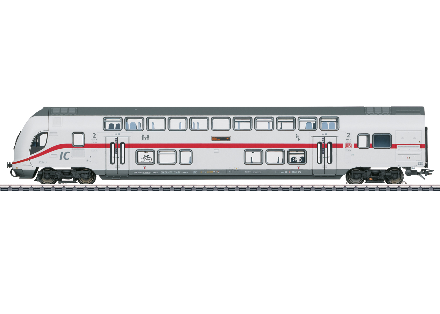 IC 2 Doppelstock-Steuerwg.DB IC2 Doppelstock-Steuerwagen DBpbzfa 668.2, 2. Klasse