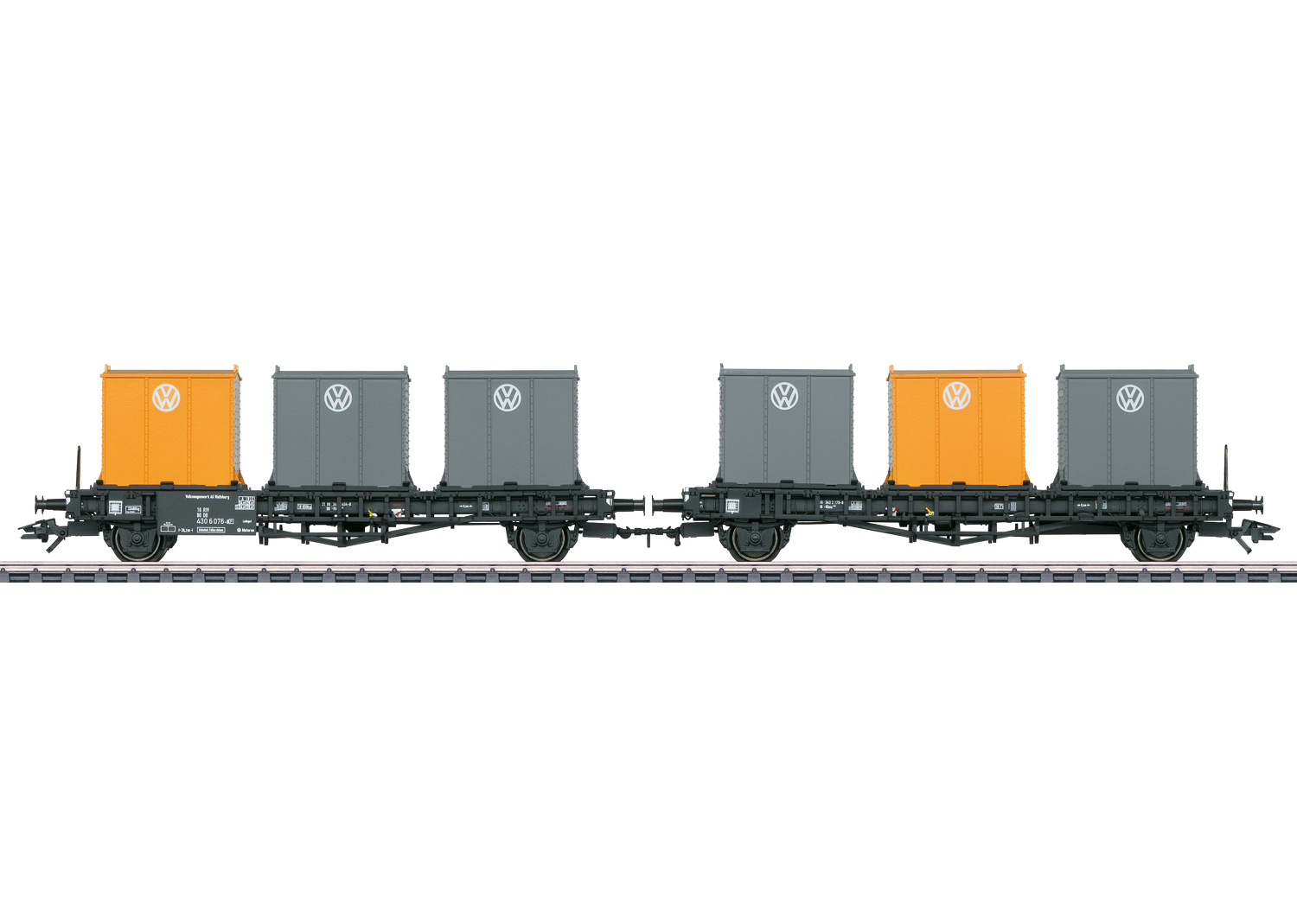 Behältertransport-Doppelwagen Behälter-Transportwagen Laabs